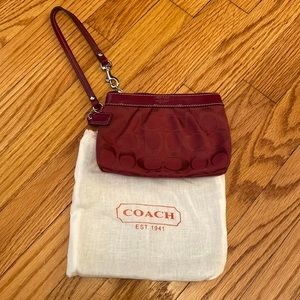 Authentic Coach Wristlet